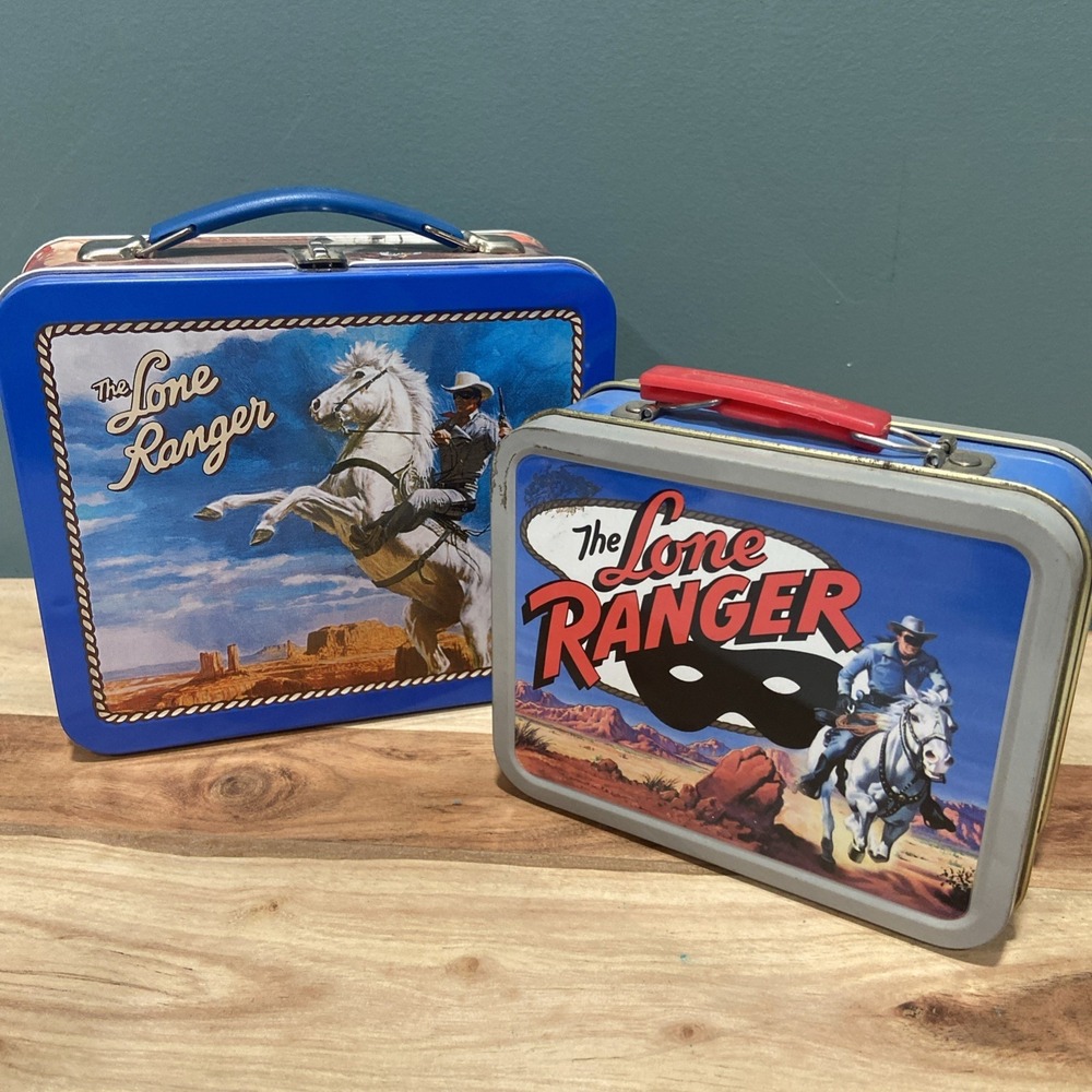 New The Lone Ranger Hallmark & General Mills Mini Tin Lunchbox Collectible 98 01